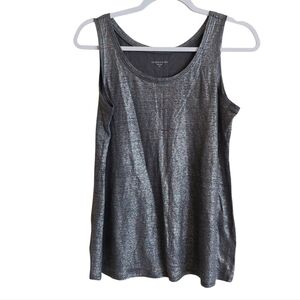 Eileen Fisher Sleeveless Sparkle Tank Top- size XS